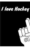 I Love Hockey Notebook