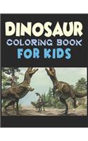 Dinosaur Coloring Book For Kids: A Dinosaur Activity Book Adventure for Boys & Girls, Ages 2-4, 4-8 (25 pages 8.5" X 11")