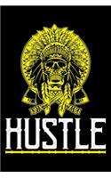 Hustle: Hard working woman, gifts for strong girls, women gift ideas 6x9 Journal Gift Notebook with 125 Lined Pages