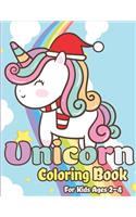 Unicorn Coloring Book for Kids Ages 2-4