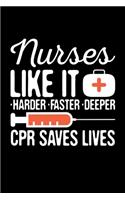 Nurses Like It Harder Faster Deeper CPR Saves Lives