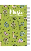 Music Sheet Notebook