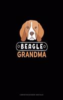 Beagle Grandma: Composition Notebook: Wide Ruled