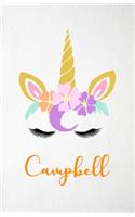Campbell A5 Lined Notebook 110 Pages