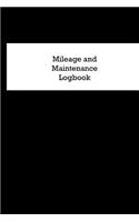 Mileage and Maintenance Logbook