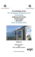 Proceedings of the 13th Conference on E-Learning - Ecel 2014