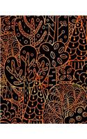 Journal Notebook Forest Trees Pattern 4