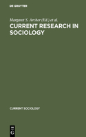 Current Research in Sociology