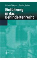 Einführung in Das Behindertenrecht