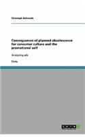 Consequences of planned obsolescence for consumer culture and the promotional self