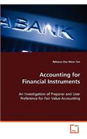 Accounting for Financial Instruments