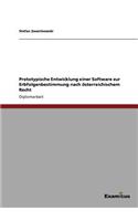 Prototypische Entwicklung einer Software zur Erbfolgenbestimmung nach österreichischem Recht: (German)