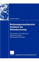 Rechnungswesenbasierte Verfahren der Aktienbewertung
