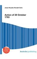Action of 20 October 1793: (English)