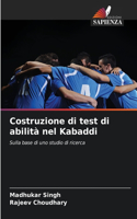 Costruzione di test di abilità nel Kabaddi