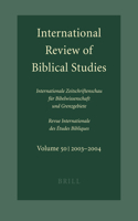 International Review of Biblical Studies, Volume 50 (2003-2004)