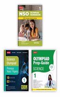 Olympiad Nso Workbook, Prep Guide and Previous Year Papers Combo Class 1
