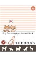 Dog Grooming Appointment Book