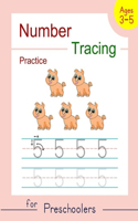 Number Tracing Practice for Preschoolers