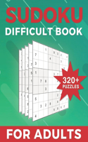 Sudoku Difficult Book For Adults