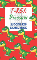 T-Rex Dinosaur Sudoku 9x9 Games Book