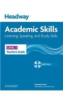 Headway Academic Skills: 3: Listening, Speaking, and Study Skills Teacher's Guide with Tests CD-ROM