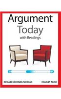 The The Argument Today with Readings Argument Today with Readings