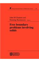 Free Boundary Problems Involving Solids