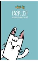 Task List Notebook Journal For Kids