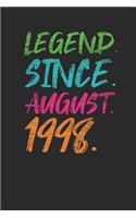 Legend Since August 1998