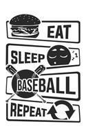 Eat Sleep Baseball Repeat