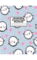 Handwriting Practice Paper Workbook