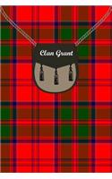 Clan Grant Tartan Journal/Notebook