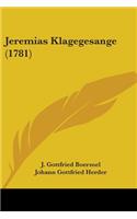 Jeremias Klagegesange (1781)