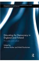 Educating for Democracy in England and Finland