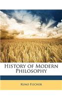 History of Modern Philosophy