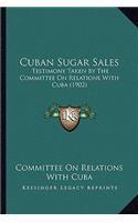 Cuban Sugar Sales