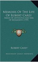 Memoirs Of The Life Of Robert Carey