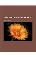 Thoughts in Past Years: (English)