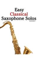 Easy Classical Saxophone Solos
