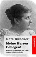 Meine Herren Collegen!: Moment-Aufnahmen Von Einer Jungen Schriftstellerin