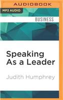 Speaking as a Leader
