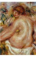 150 page lined journal After Bathing, Seated Female Nude Pierre Auguste Renoir: 150 page lined journal