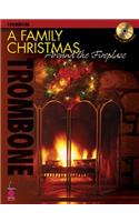 A Family Christmas Around the Fireplace