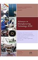 Advances in Manufacturing Technology XXX