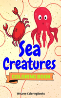 Sea Creatures Coloring Book