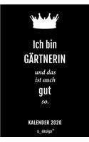 Kalender 2020 für Gärtner / Gärtnerin