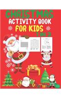 Christmas Activity Book For Kids 1 In 3