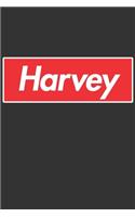 Harvey: Harvey Planner Calendar Notebook Journal, Personal Named Firstname Or Surname For Someone Called Harvey For Christmas Or Birthdays This Makes The Pe