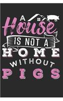 Schwein Notizbuch: Schwein Notizbuch die Perfekte Geschenkidee für Tierliebhaber und Schweine Freunde. Das Taschenbuch hat 120 weiße Seiten mit Punktraster die dich be